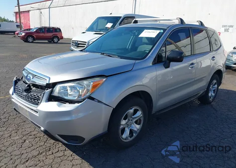 2016 Subaru Forester 2.5I from USA, damaged, VIN JF2SJAAC9GH458573